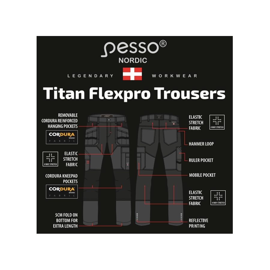 Darba bikses Pesso TITAN Flexpro 125P