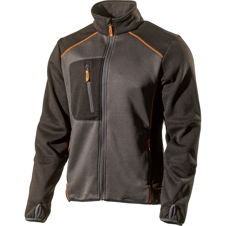 Džemperis L.BRADOR 6195P, melns/pelēks