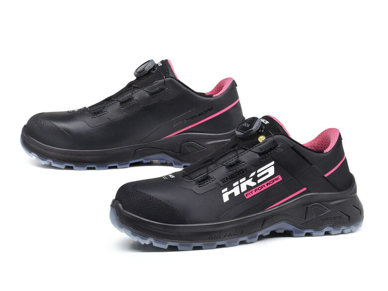 Drošības apavi HKS AirGuard Pink-Black BOA S3L SR FO