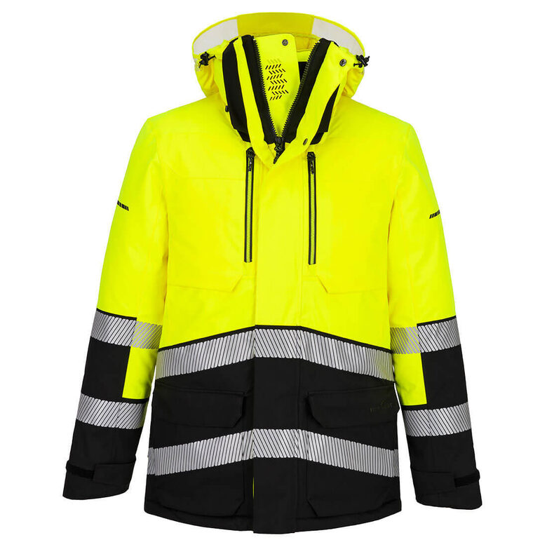 Portwest EV401 Hi-Vis Expedition Parka ziemas jaka