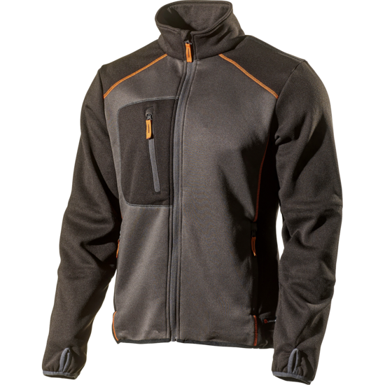 Džemperis L.BRADOR 6195P, melns/pelēks