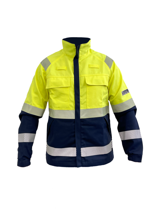 Antistatiska, ugunsdroša jaka BoSafety MULTISAFE