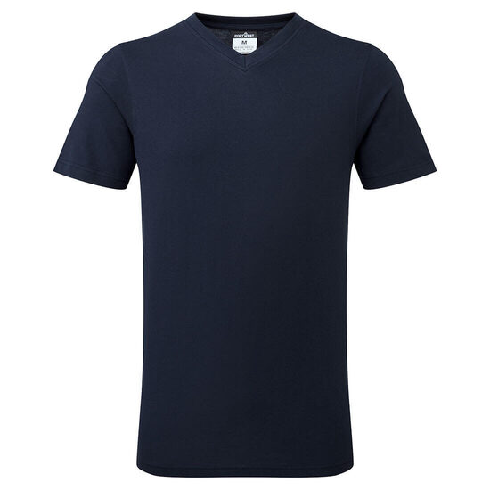 Portwest B197 V-Neck kokvilnas T-krekls