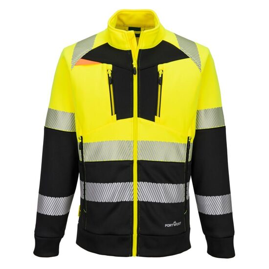 Portwest DX490 - DX4 Hi-Vis džemperis ar rāvējslēdzēju