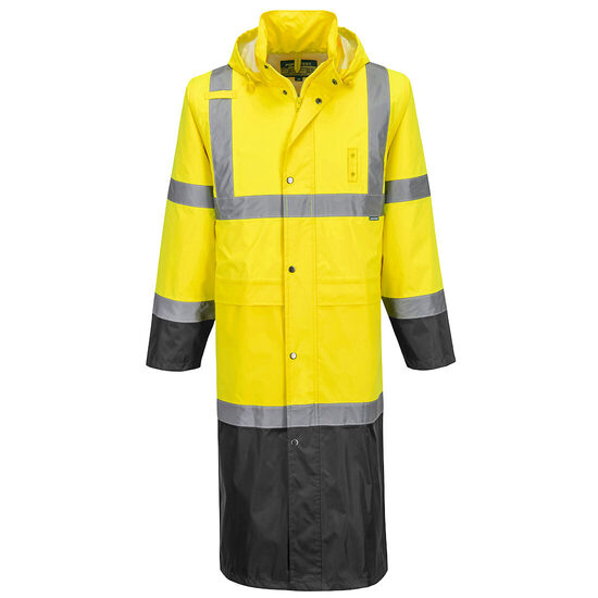 Portwest H446 Hi-Vis Contrast lietusmētelis 122cm