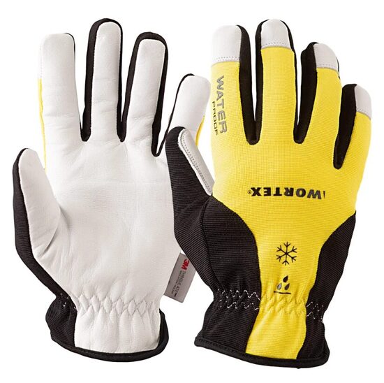 Ādas-tekstila ziemas cimdi WORTEX WG777