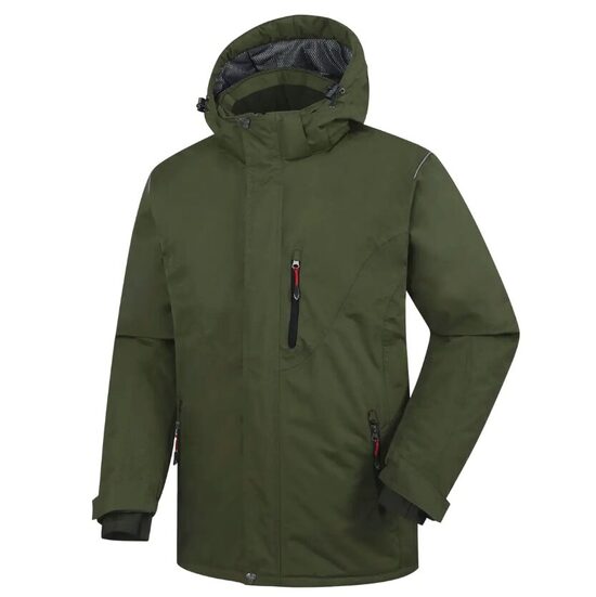 Ūdensnecaurlaidīga siltā jaka Pesso HELSINKI, Olīvzaļa