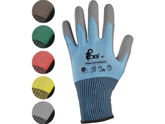 Cimdi HYBRA-TECH RESOLUTE ar lateksa pārklājumu