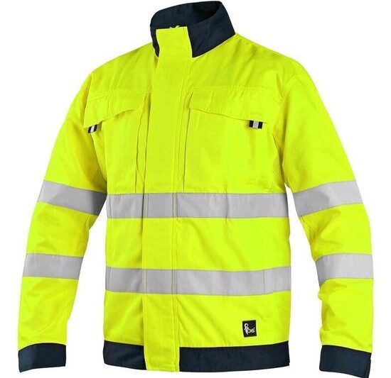 Augstas redzamības darba jaka CXS HALIFAX Hi-Vis