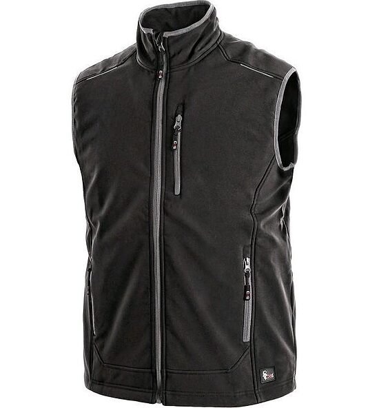 Vīriešu softshell veste CXS TOPEKA ar rāvējslēdzēju