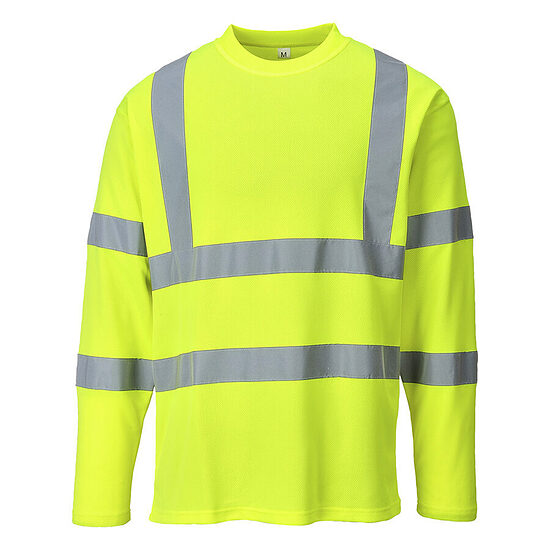 Portwest S278 Hi-Vis T-krekls ar garām piedurknēm