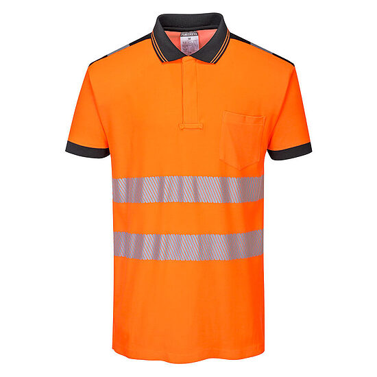 Portwest T180 Hi-Vis Cotton Comfort Polo krekls 