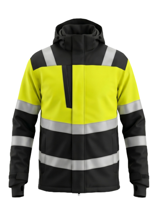 Ziemas jaka 3in1 BoSafety SORONA LIMA PLUS Hi-Vis C1