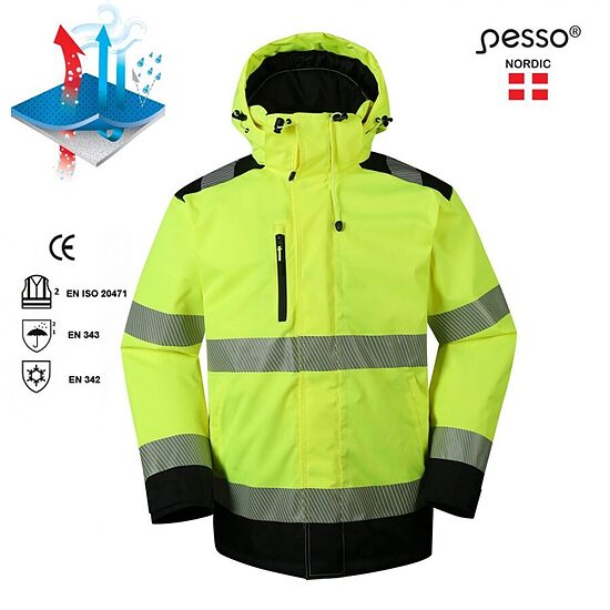 Ūdensizturīga ziemas jaka Pesso ARIZONA HI-VIS
