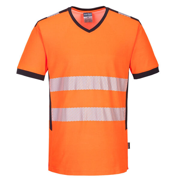 Portwest PW310 Hi-Vis T-krekls ar V-veida kaklu