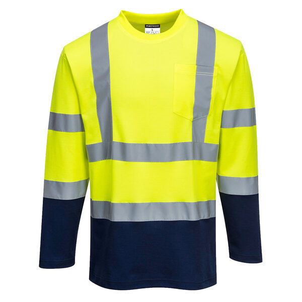 Portwest S280 - Two-Tone Comfort T-krekls ar garām piedurknēm