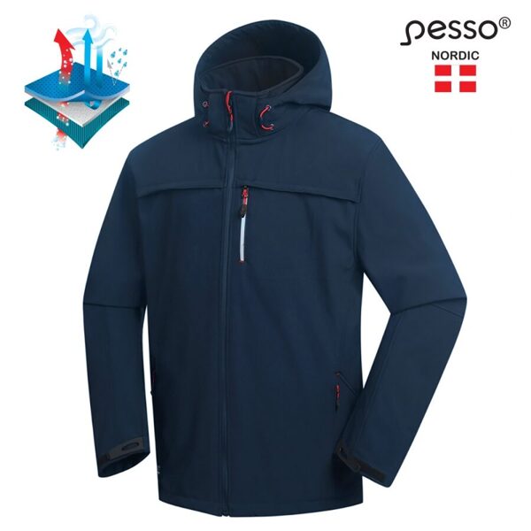 Softshell jaka Pesso ATLANTA, zila