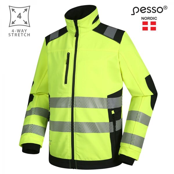 Darba apģērba jaka Pesso Titan 125, dzeltena | DS125G